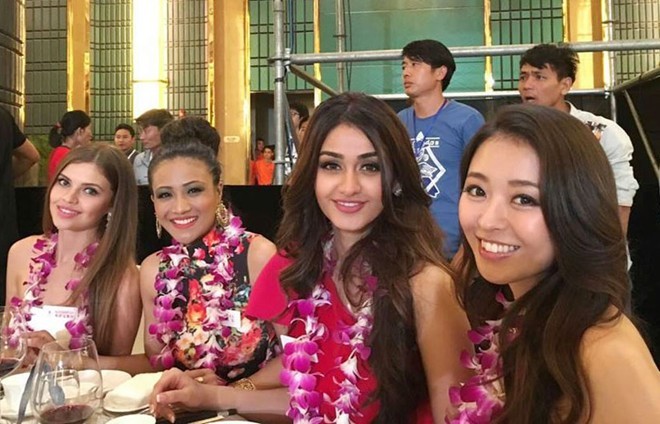 Lan Khue noi bat o tiec chao mung Miss World 2015-Hinh-10